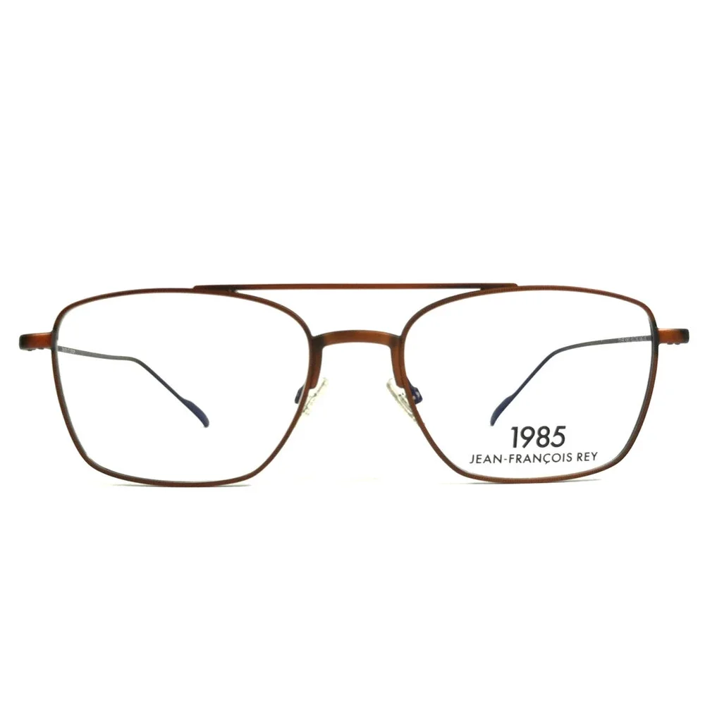 J.F. Rey Eyeglasses Frames TYLER 6363 Brushed Copper Orangish Brown 53-18-145